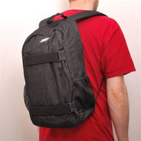 Vans Authentic Skate Backpack Black Denim Skate Backpacks And Bags From