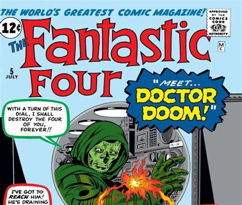 Fantastic Four 1961 5 Comic Issues Marvel