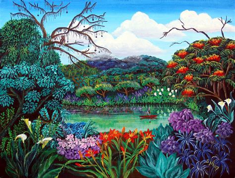Paradise Found Painting By Sarah Hornsby Pixels
