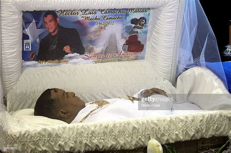 Body Of Boxing Legend Hector Macho Camacho Is Seen During In A Public