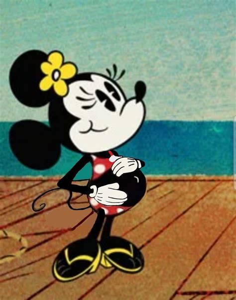 Request Pregnant Minnie At A Beach V2 By Pinkcookies2000 On Deviantart