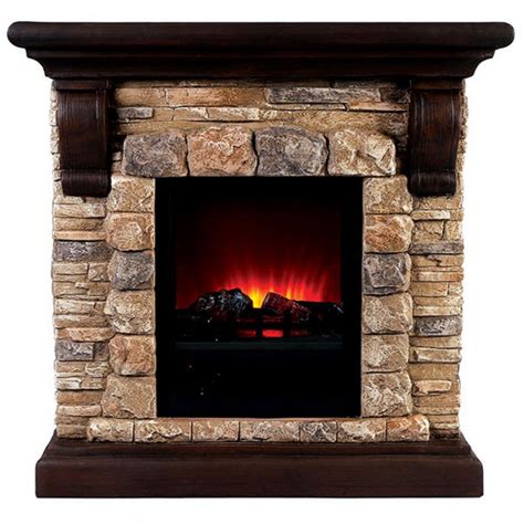 Maybe you would like to learn more about one of these? 40.25" Vesti Faux Stone Electric Fireplace