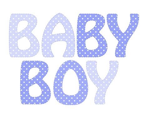 Baby Boy Blue Polka Dots Text Free Stock Photo Public Domain Pictures