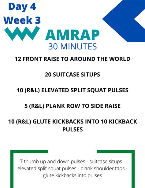 Amrap Workout Mags Makes Workout Guide Amrap Workout Weekly Workout