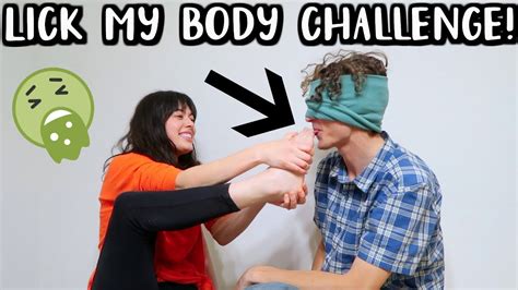 LICK MY BODY CHALLENGE HUSBAND LICKS WHAT YouTube