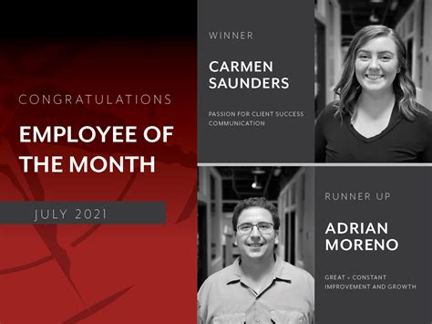Employee Of The Month July 2021 Focus Utah And Idaho