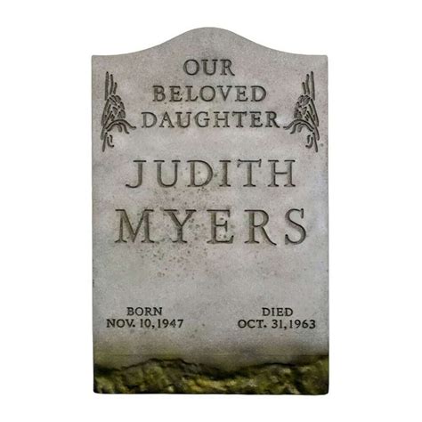 Judith Myers Tombstone From The Movie Halloween 101cm Christmas Elves
