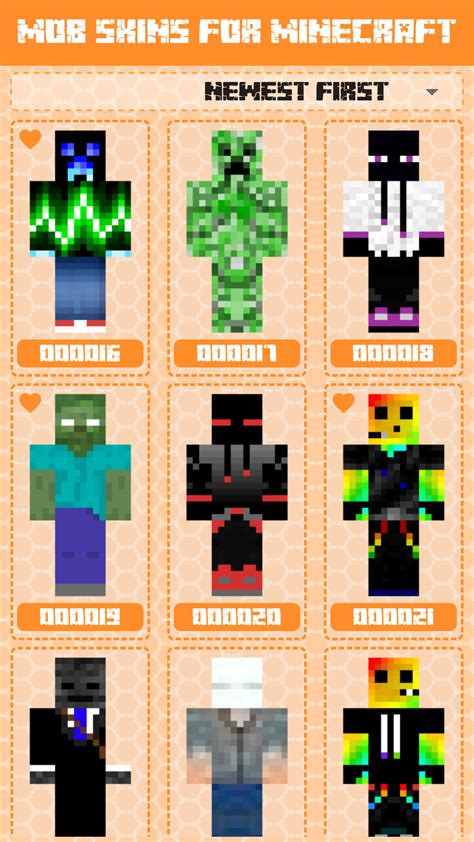Mob Skins For Minecraft Peukappstore For Android