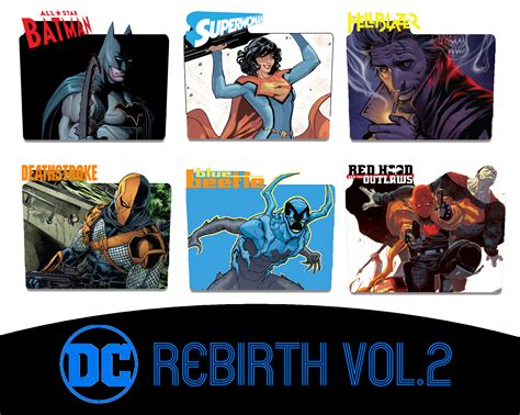 Dc Rebirth Icon Pack V2 By Piebytwo On Deviantart