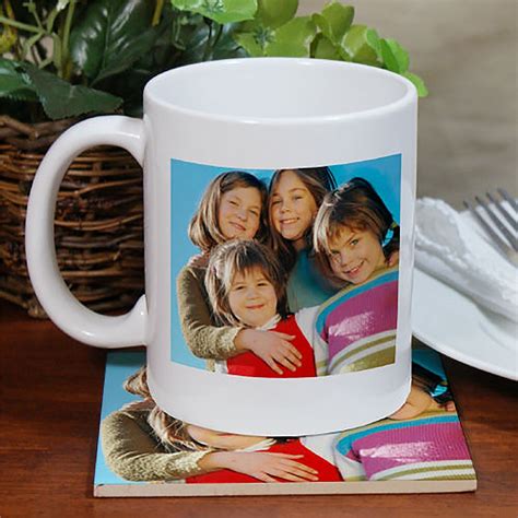Personalized Photo Mug and Coaster Set | GiftsForYouNow