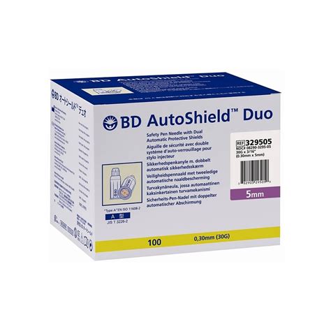 Needle Safety Pen Bd Autoshield Duo 30gx5mm Box 100 Superior Health Care