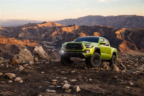 The 2022 Toyota Tacoma Trd Pro Is Going Electric Lime