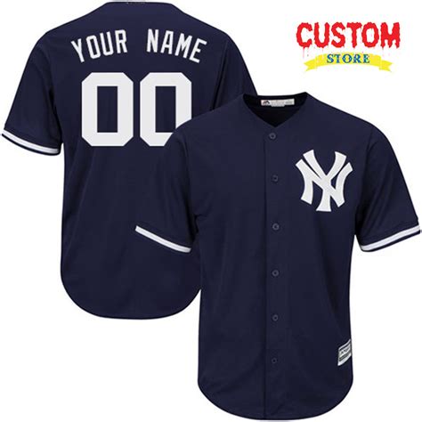 Mens Customized New York Yankees Jersey Custom Stitched Any Name Any