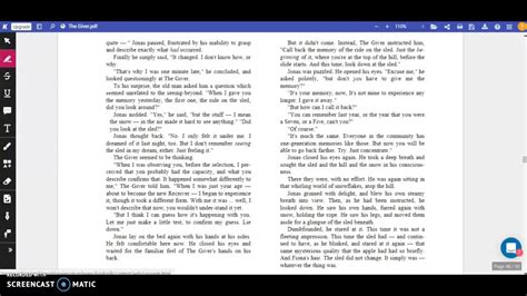 The Giver Chapter 11 Summary - The Giver Book Pdf Chapter 14 - slideshare