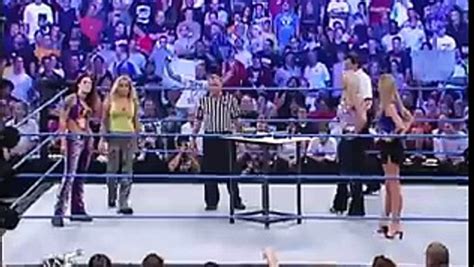 Trish Stratus With Lita Vs Torrie Wilson With Stacy Keibler In An