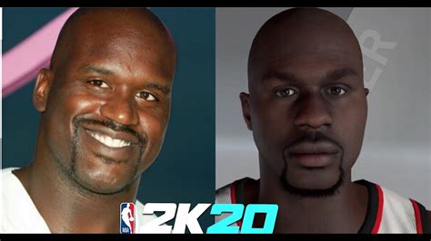 Nba 2k20 How To Create Shaquille Oneals Face Youtube