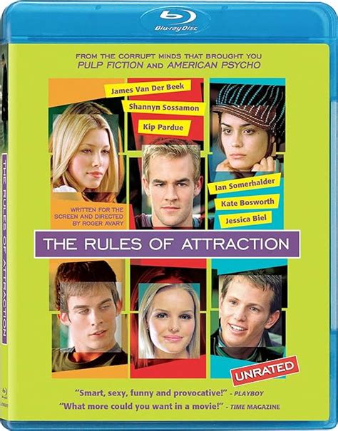 Amazon The Rules Of Attraction Blu Ray James Van Der Beek Ian Somerhalder Shannyn