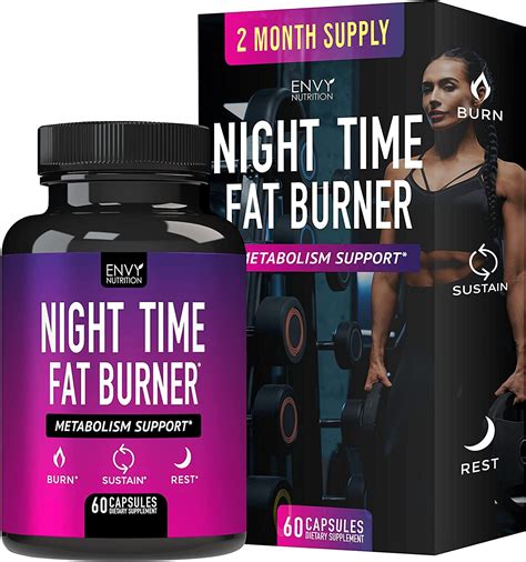 Envy Nutrition Night Time Fat Burner Weight Loss Supplement 60