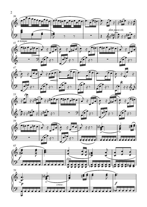 Beethoven Fur Elise Original Sheet Music For Piano