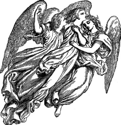 Black And White Clip Art Of Angels Belznickle Blogspot