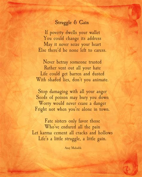 Struggle And Gain Inspiring Poem By Anujkorrupted On Deviantart