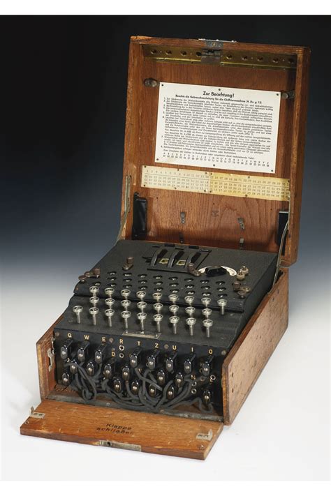 Enigma Machine Wwii Verschlüsselung Gerät Massgeschneidert Bedruckte