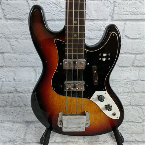 Vintage 1960s Kingston Bass Mij Made In Japan 4 String Bass Guitar