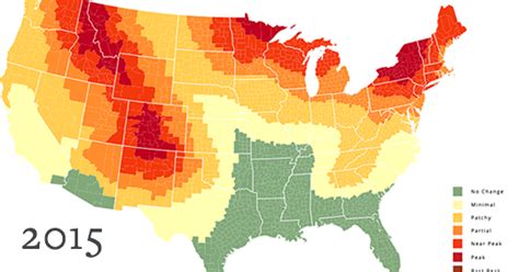 Interactive Foliage Map Projects Change Of Fall Colors Pics