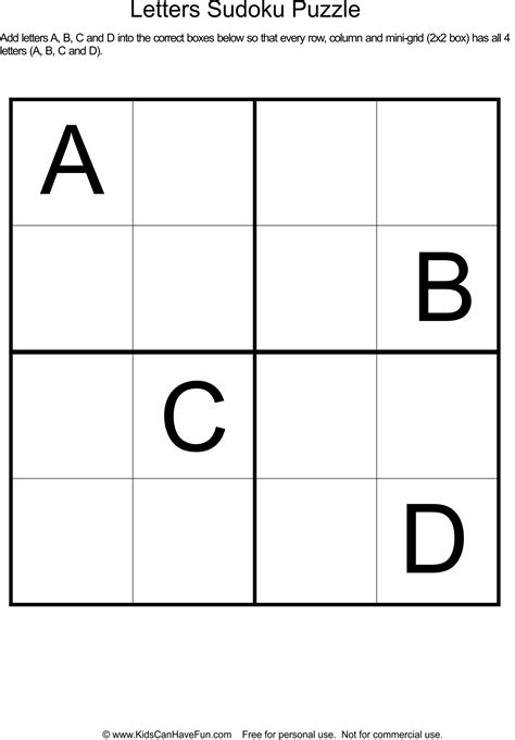 Pin By Canlyn Tang On Sudoku Word Puzzles For Kids Sudoku Sudoku