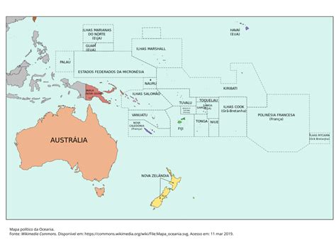 Localização Da Oceania E Sua Natureza Planos De Aula 9º Ano Geografia