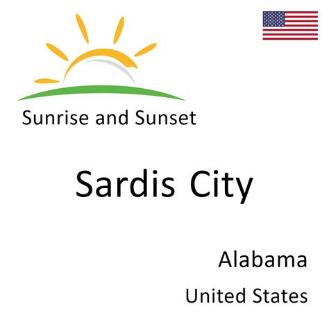 Sunrise And Sunset Times In Sardis City Alabama United States