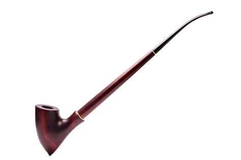 extra long 17 inches long handcrafted churchwarden pear wood hobbit pipe gandalf wizard pipe