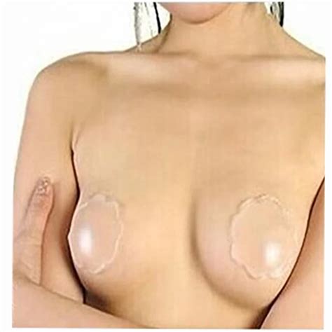 Strapless Self Adhesive Nipple Breast Pasties Cover Reusable Silicone