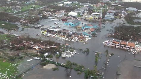 Aerial Views Of Hurricane Dorian Show Absolute Destruction In