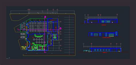 Cafeteria DWG Block for AutoCAD • Designs CAD