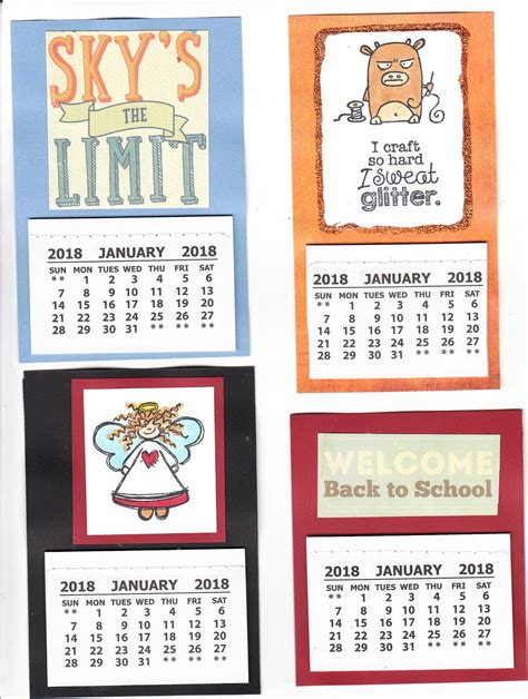 Holleys Blog Cute Mini Calendars