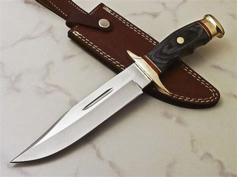 Hand Forged 1095 Hunting Bowie Knife Birthday Gift Etsy