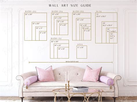 Wall Art Size Guide Frame Size Guide Print Size Guide Poster Size