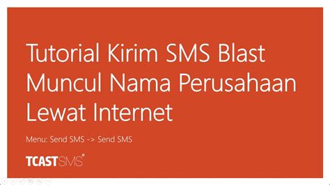 1.3 #jangan menggunakan aplikasi sms gratis. Tutorial Kirim via Send SMS Blast ke banyak Nomor muncul ...