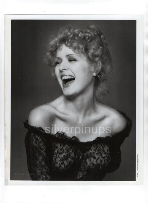 Orig S Bernadette Peters Busty And Sheer Glamour Photo By Harry