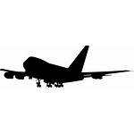 Silhouette Jet Clipart Jumbo Airplane Aircraft Powerpoint