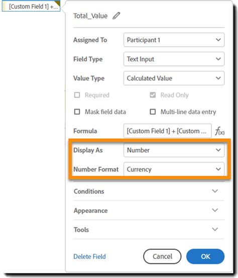 Add Calculated Fields To A Form