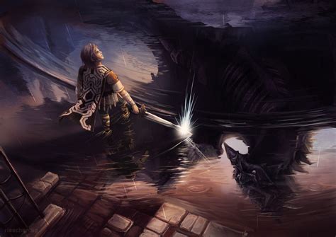 Shadow Of The Colossus Avian Reflection By Risachantag On