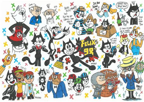 Felix The Cat Doodles Deluxe 98th Year Of Toon By