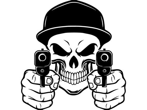 Home minecraft skins gangsta bear minecraft skin. Gangster Thug Criminal Guns Cap ClipArt SVG - ClipArt SVG
