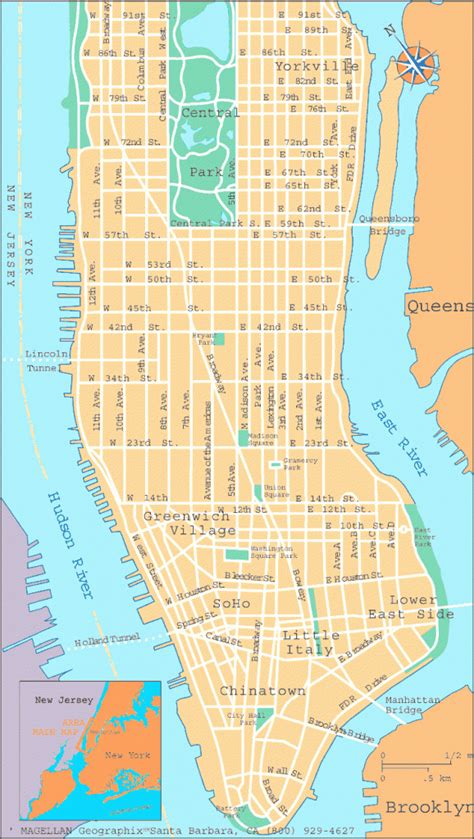 Map Of Manhattan Nyc Printable Printable Maps