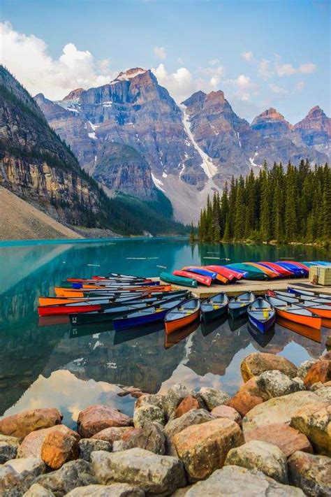 Solve Lago Moraine Parque Nacional De Banff Alberta Canadá