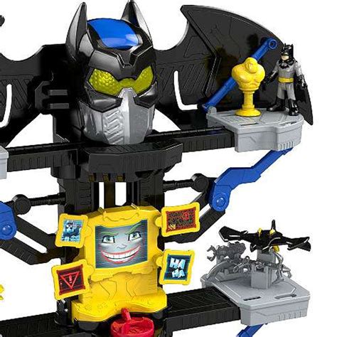 Fisher Price Dc Super Friends Imaginext Transforming Batcave 3 Figure