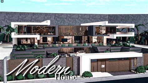 Bloxburg Modern House Part1 Welcome To Bloxburg 900k House Build Toca Blox Youtube Modern