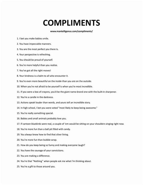 64 Amazing Compliments To Give How To Make People Feel Great